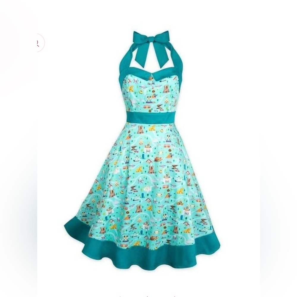 Disney Dress Shop WDW Disneyworld Park Life Icons V1 Dress 2X EUC